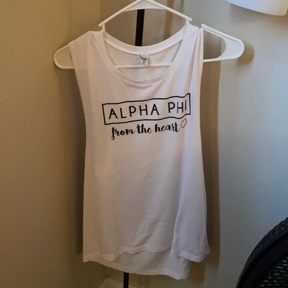 White tank top